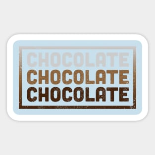 Chocolate White Milk Dark Sticker